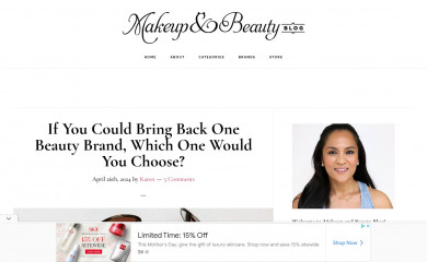 makeupandbeautyblog.com screenshot