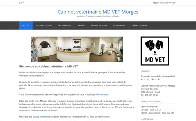 mdvetmorges.ch screenshot