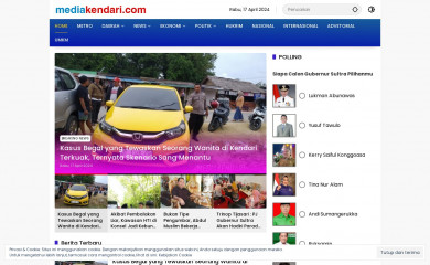 mediakendari.com screenshot