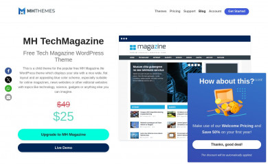 MH TechMagazine screenshot