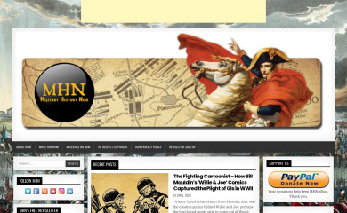 militaryhistorynow.com screenshot