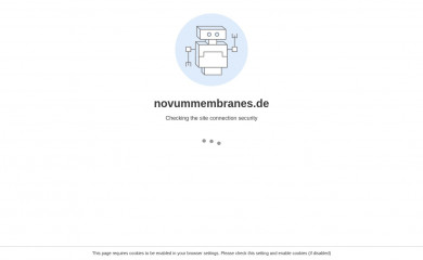 novummembranes.de screenshot