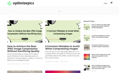 optimizepics.com screenshot