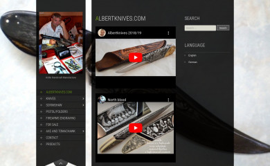albertknives.com screenshot