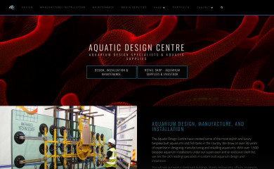 aquaticdesign.co.uk screenshot