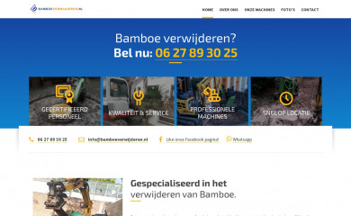 bamboeverwijderen.nl screenshot