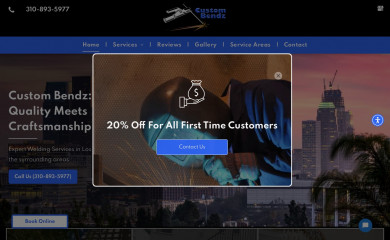 custombendz.com screenshot