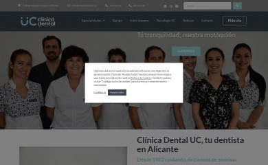 clinicadentaluc.es screenshot