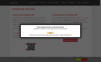 codigos-qr.com screenshot