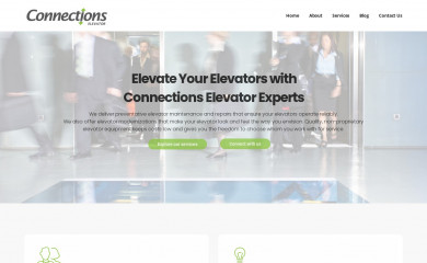 connectionselevator.com screenshot