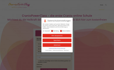 craniopowerclass.com screenshot