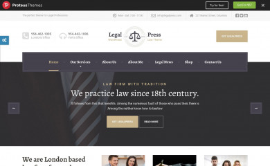 LegalPress by ProteusThemes screenshot