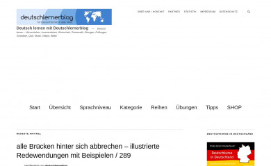 deutschlernerblog.de screenshot