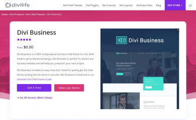 https://divilife.com/downloads/divi-business-child-theme/ screenshot