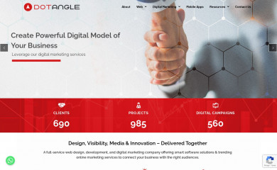 dotangle.com screenshot