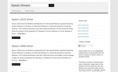 drivers-epson.com screenshot
