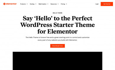 Hello Elementor screenshot