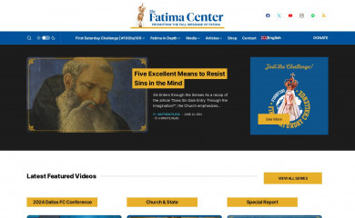 fatima.org screenshot