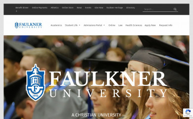 faulkner.edu screenshot