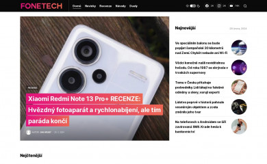 fonetech.cz screenshot