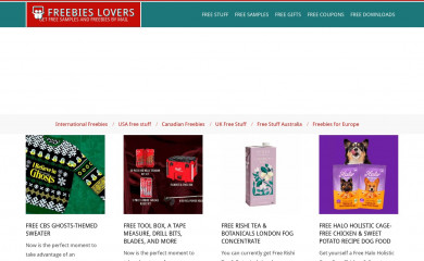 freebieslovers.com screenshot