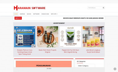haramainsoftware.com screenshot