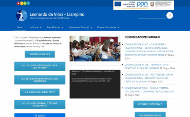 icleonardodavinciciampino.edu.it screenshot