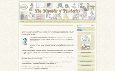 pemberley.com screenshot