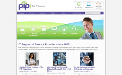 pip.com.au screenshot