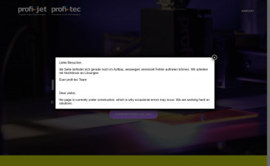 profi-jet.com screenshot