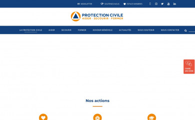 protection-civile.org screenshot