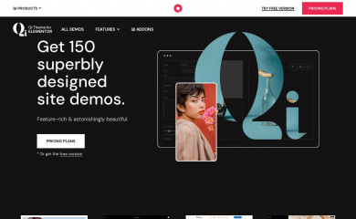 https://qodeinteractive.com/qi-theme screenshot
