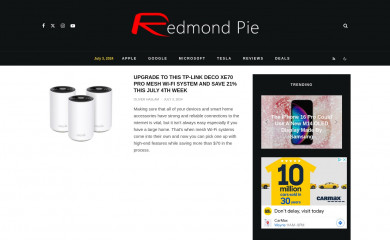 redmondpie.com screenshot