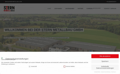 stern-metallbau.com screenshot