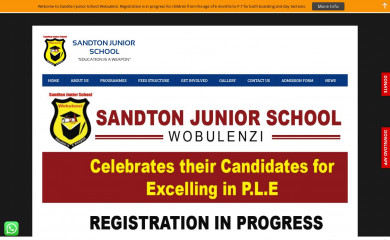 sandtonjuniorschool.com screenshot
