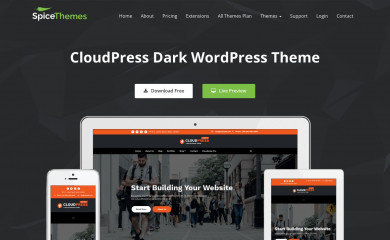 CloudPress Dark screenshot