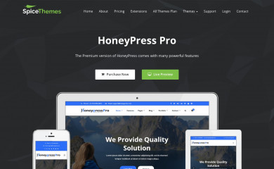 Honeypress Pro screenshot