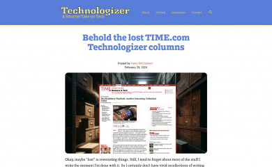 technologizer.com screenshot