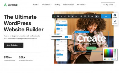 Avada screenshot