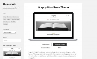 Graphy Wordpress Theme Themedetect Com