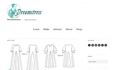 thedreamstress.com screenshot