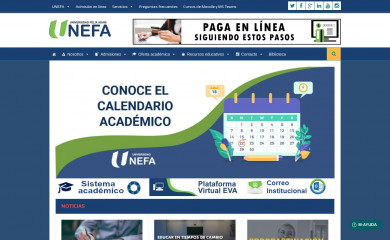 unefa.edu.do screenshot