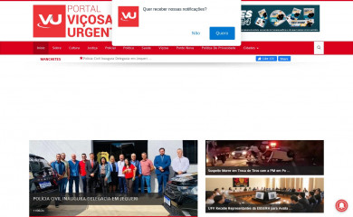 vicosaurgente.com.br screenshot