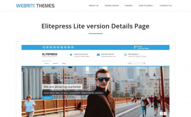 https://webriti.com/elitepress-wordpress-theme-lite/ screenshot